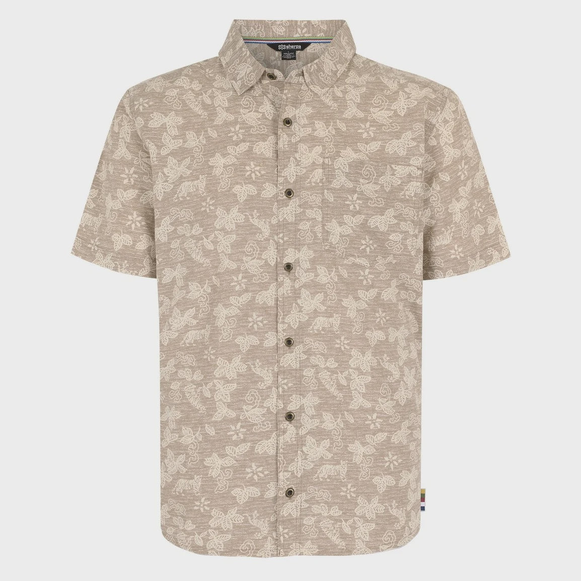Sherpa - Men's Tiger Floral Short Sleeved Shirt