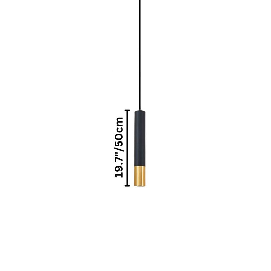 Modern Iron And Aluminium Pendant Light With Warm LED Light