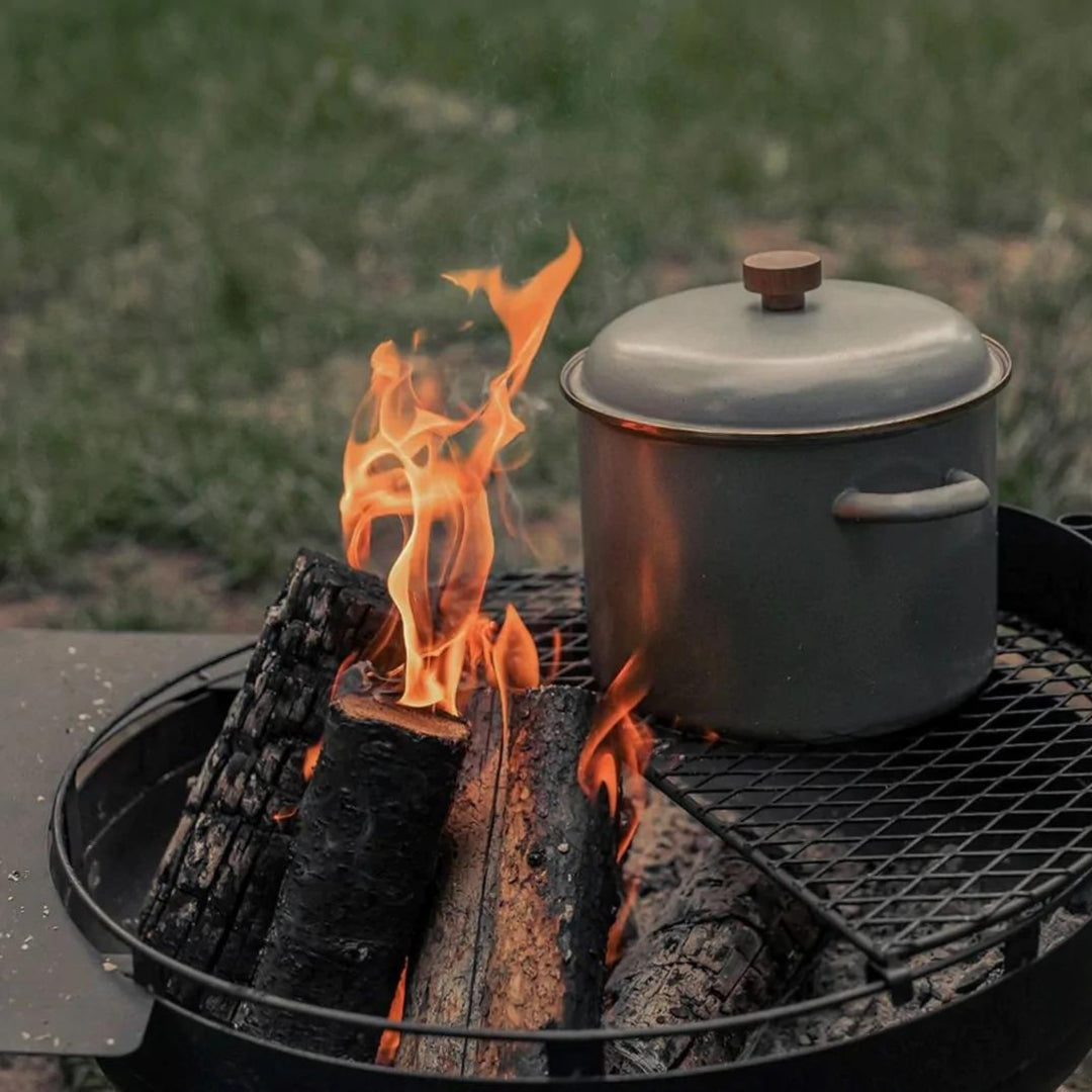 Barebones Enamel Stock Pot - Slate Gray