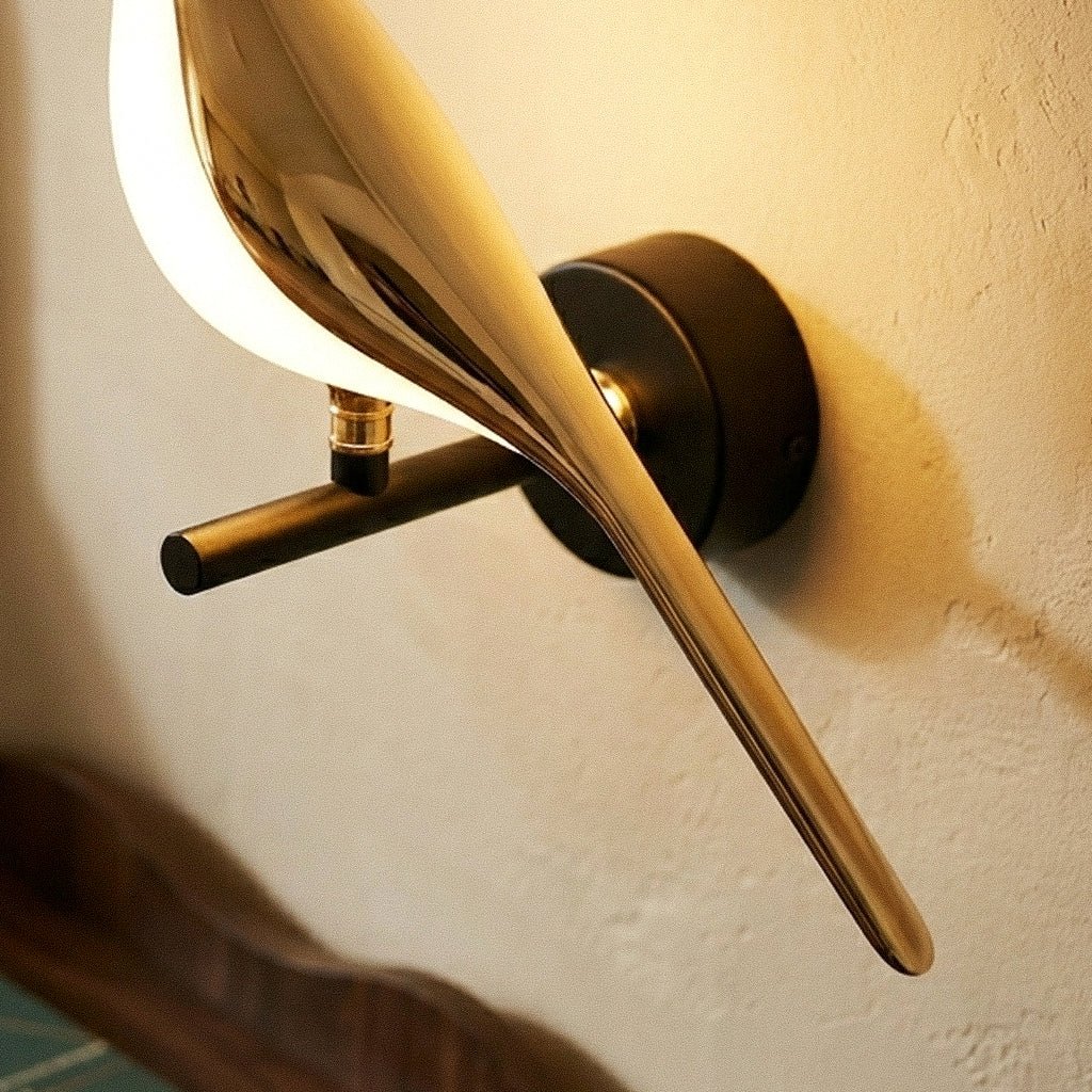 Modern Swallow Wall Light LED Light With Acrylic Diffuser