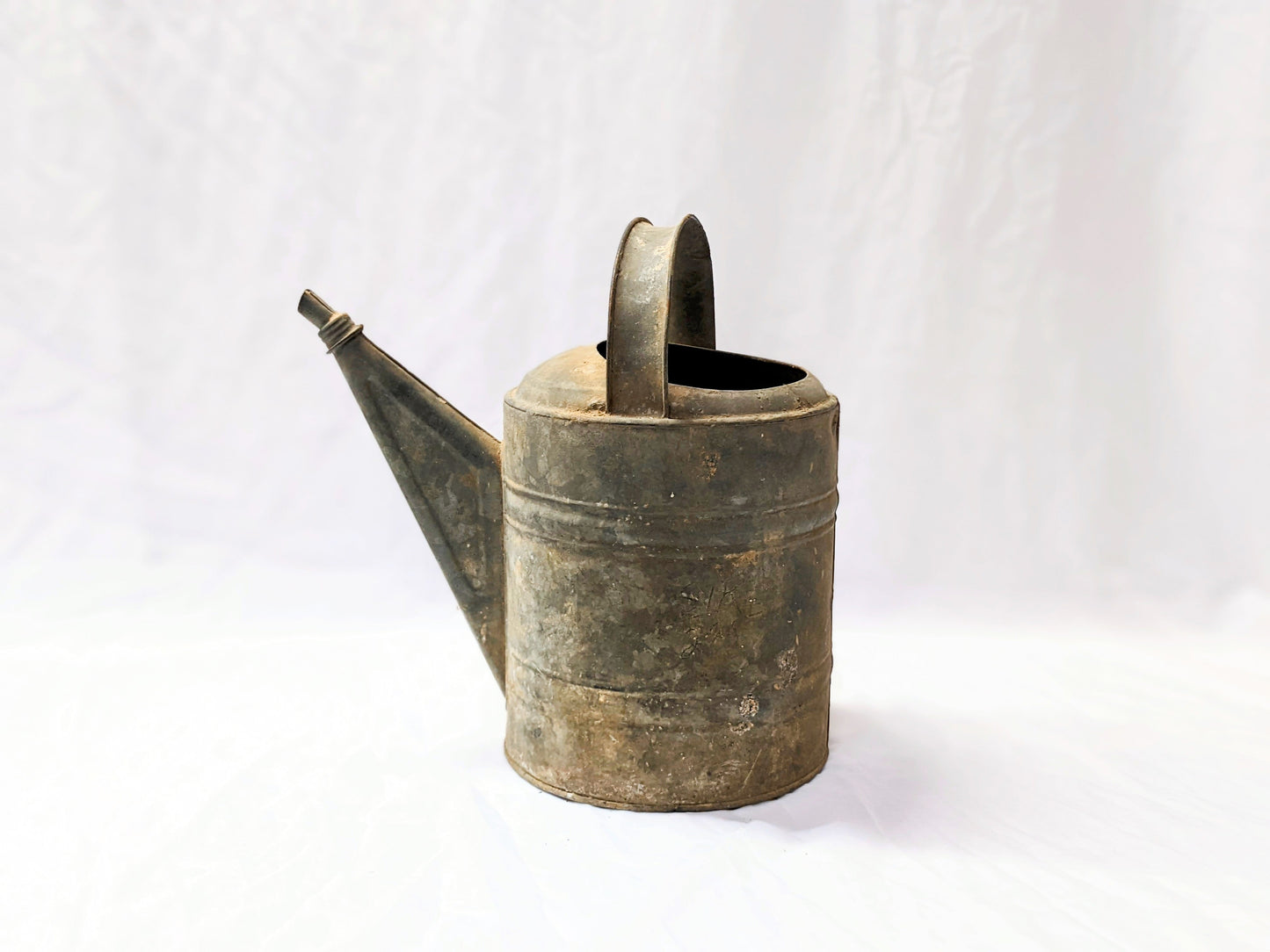 Vintage Watering Can with Metal Handle