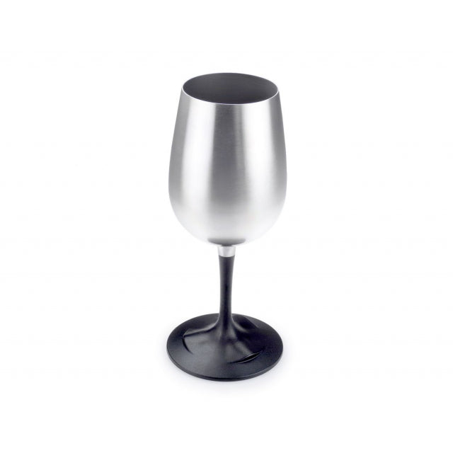 GLACIER STAINLESS NESTING WINE GLASS O/S
