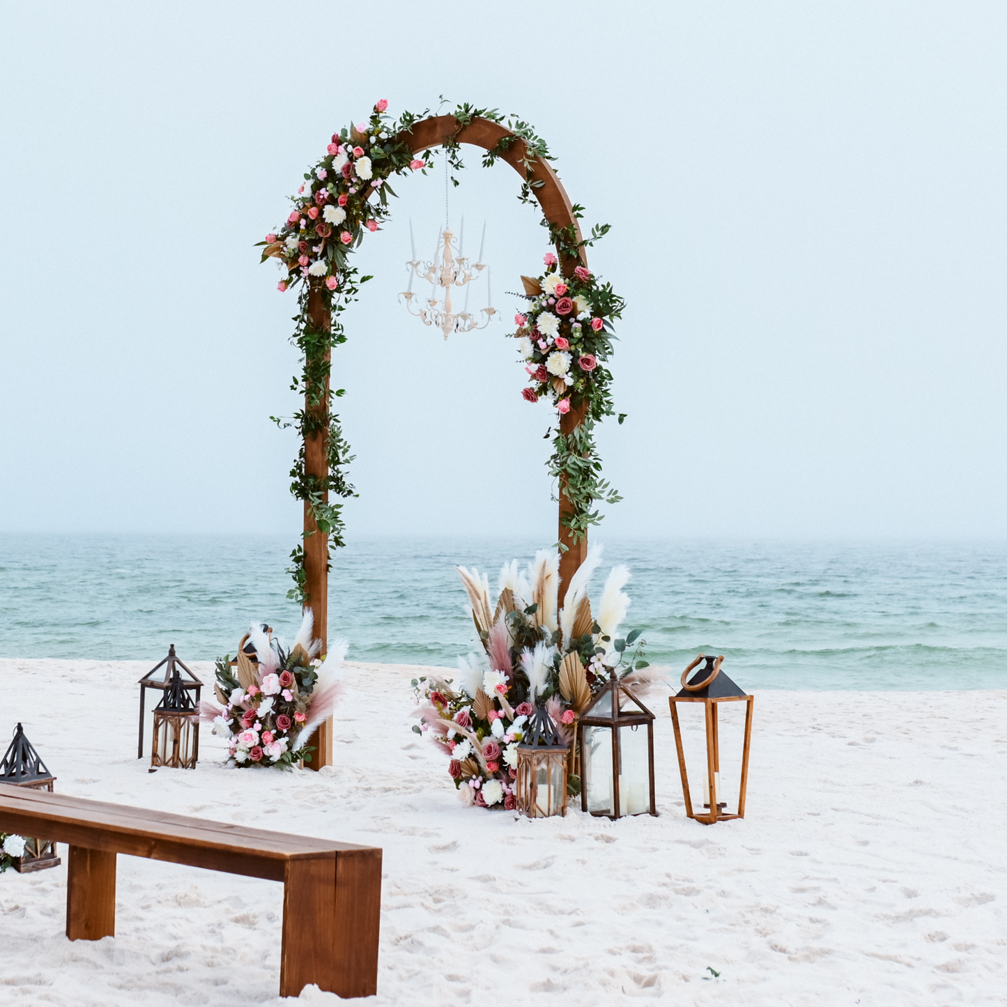 Wooden Dome Wedding Arbor