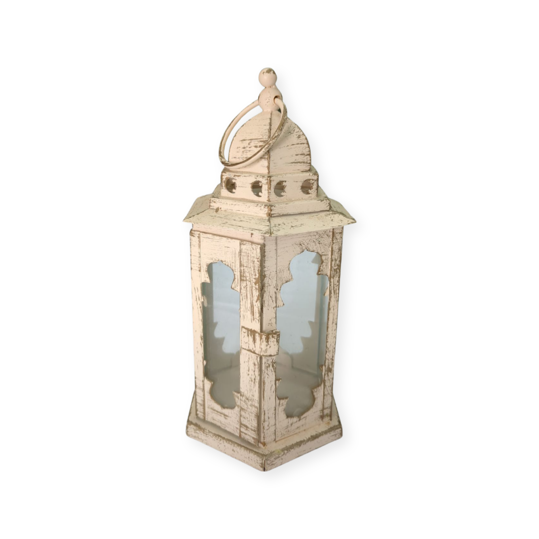 White Moroccan Lantern