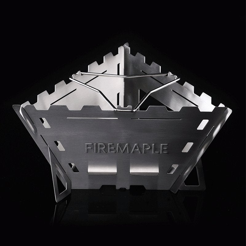 Wood Stove & Stainless Steel Pot Set