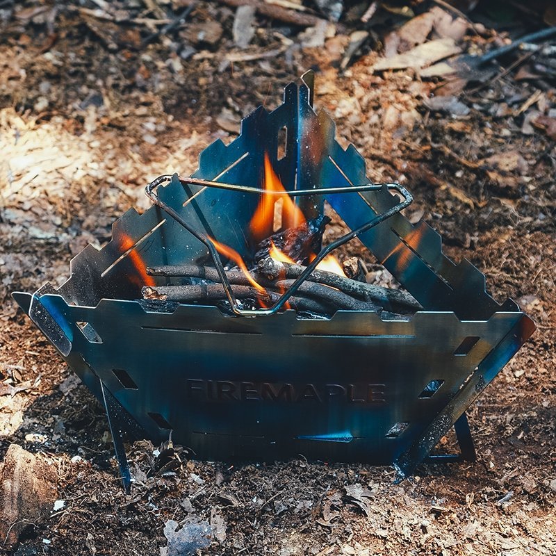 Wood Stove & Stainless Steel Pot Set