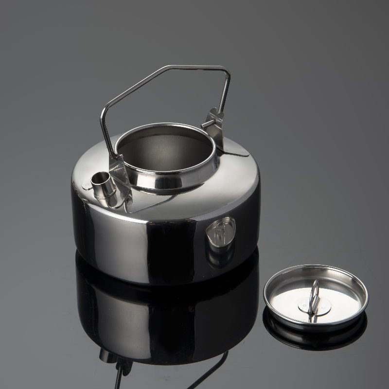 Wood Stove & Stainless Steel Pot Set