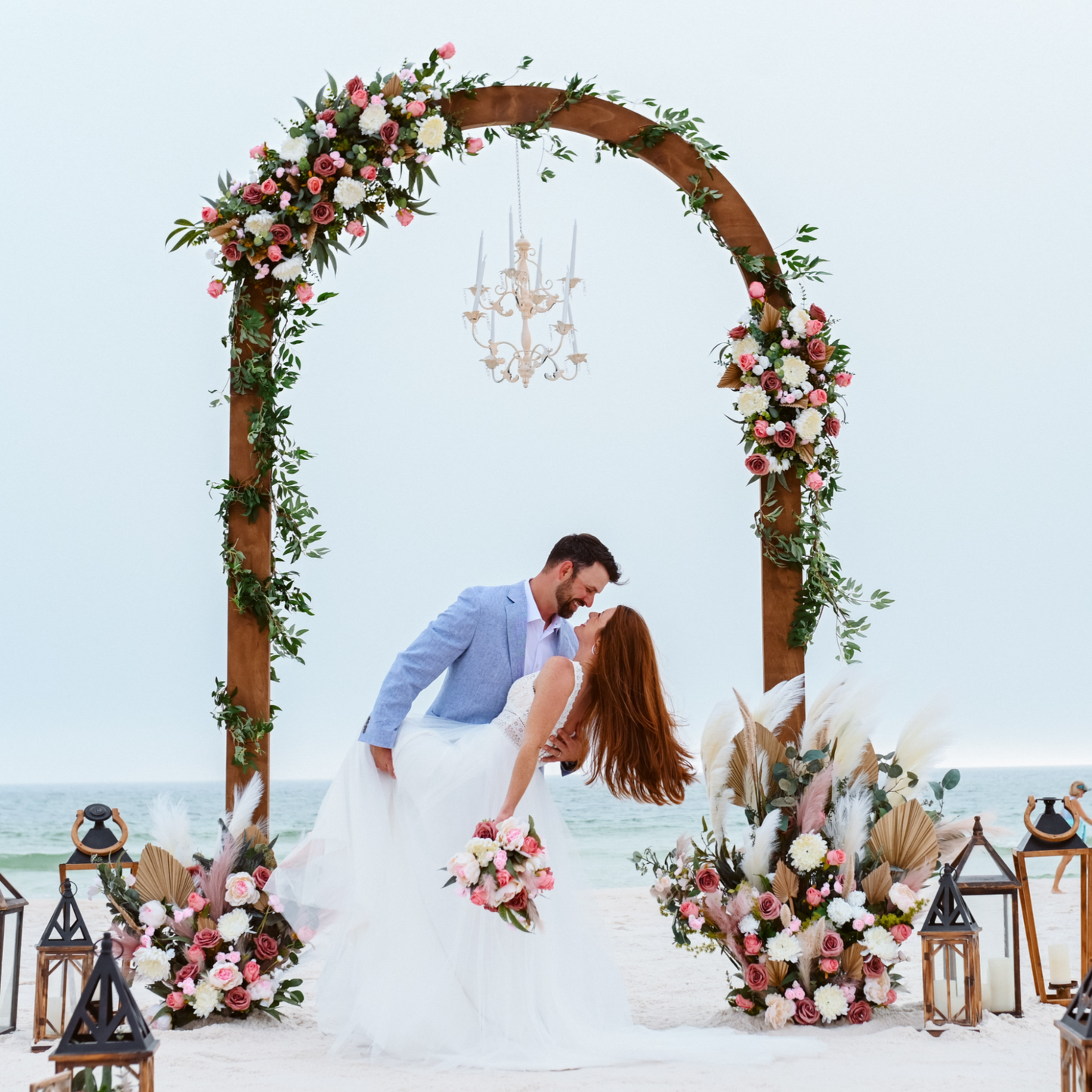 Wooden Dome Wedding Arbor