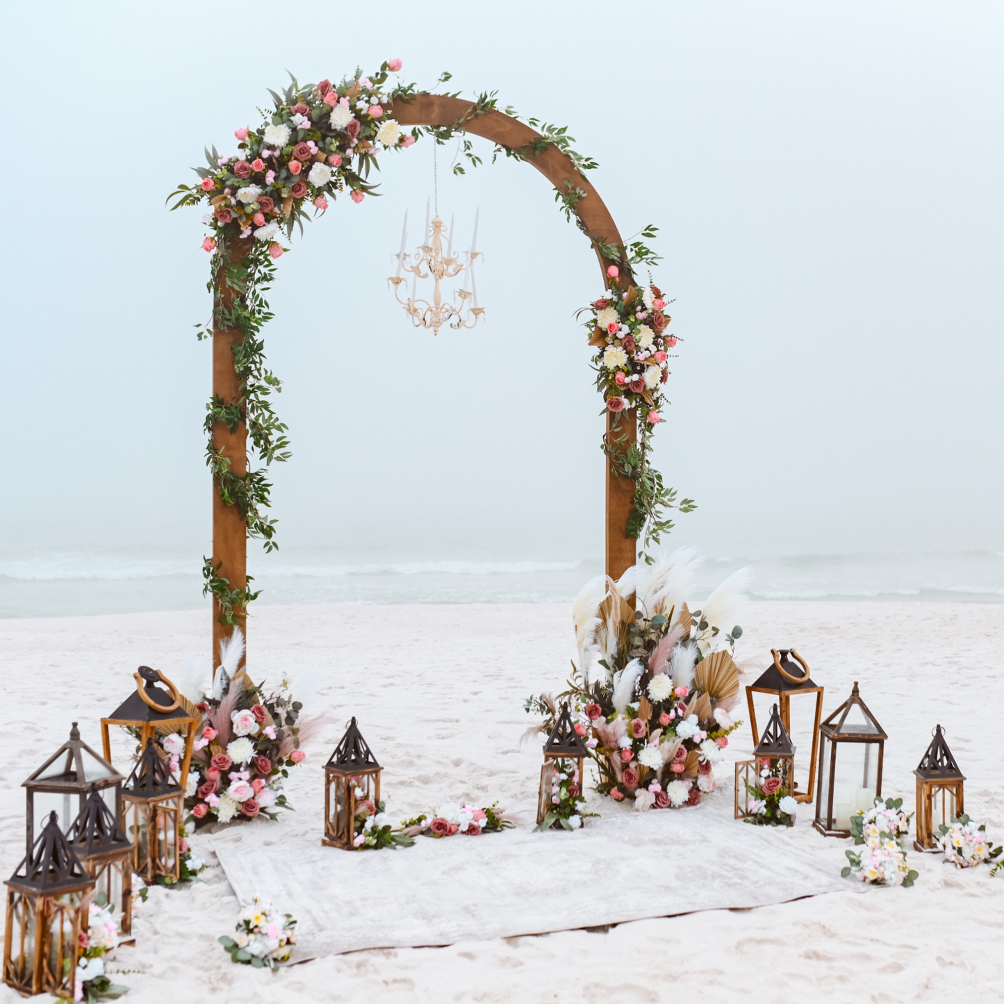 Wooden Dome Wedding Arbor
