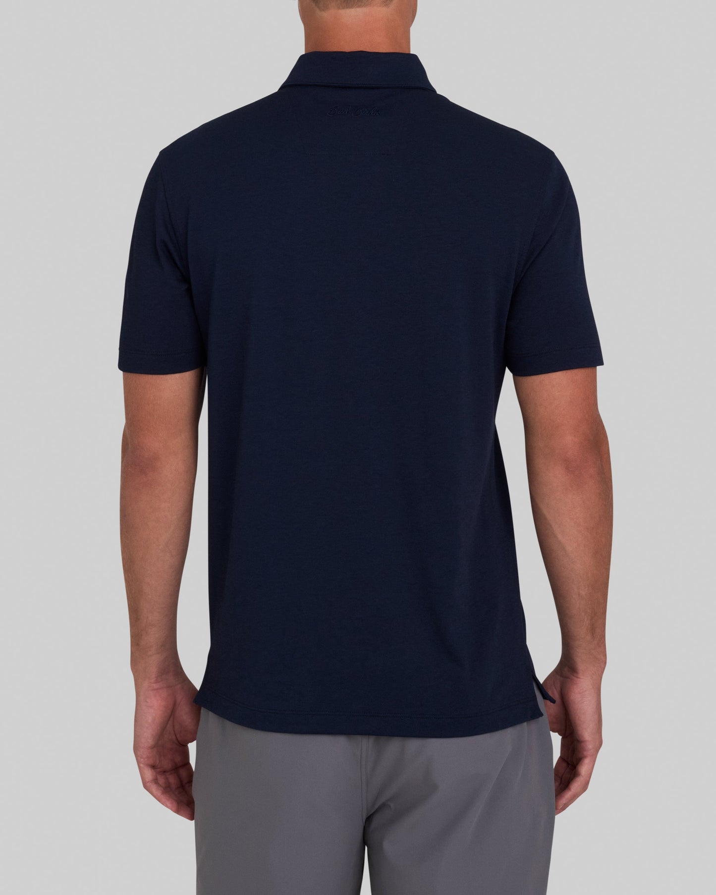 Solid Performance Pique - Dark Navy