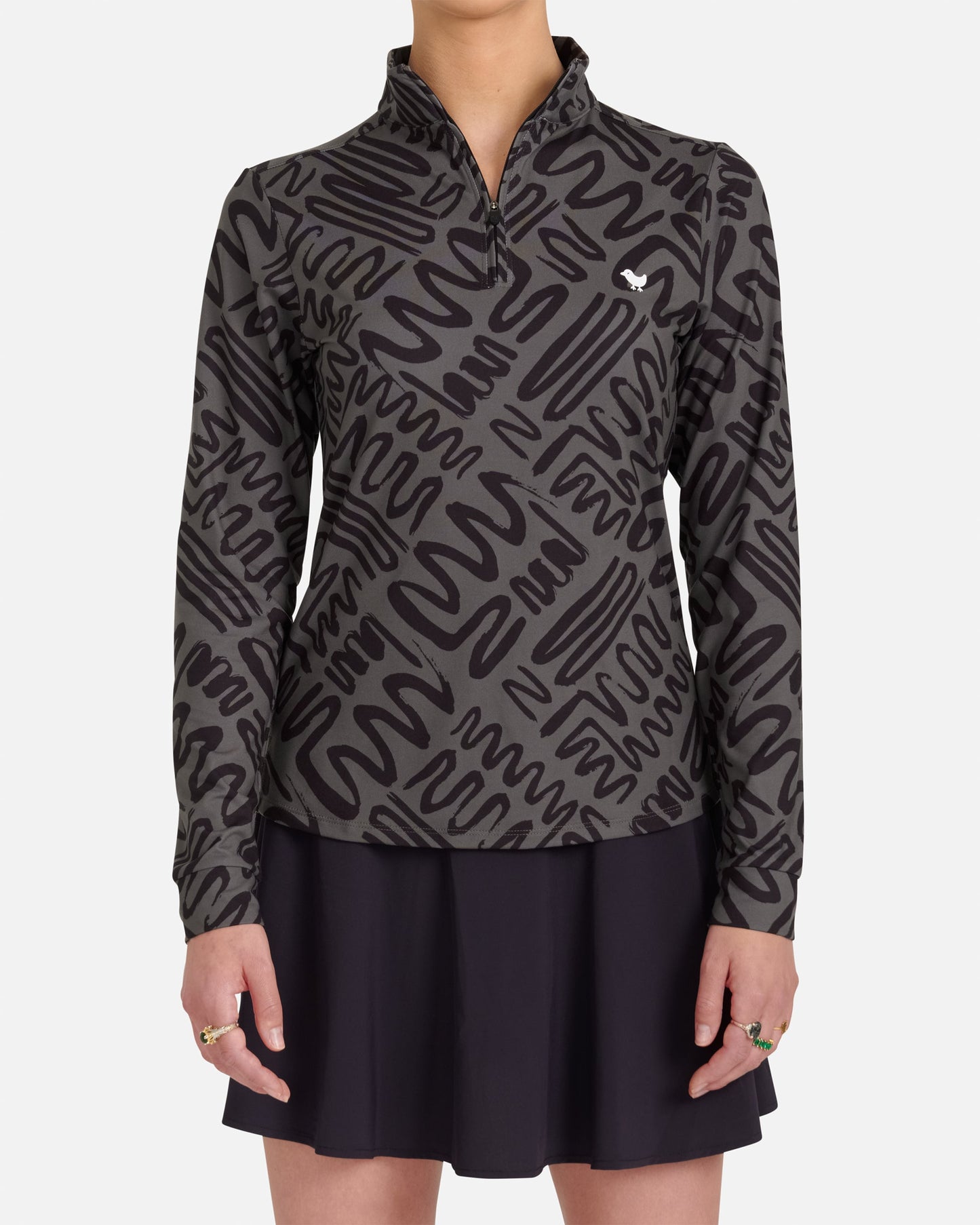 Velocity Quarterzip - Mazed & Confused - Black
