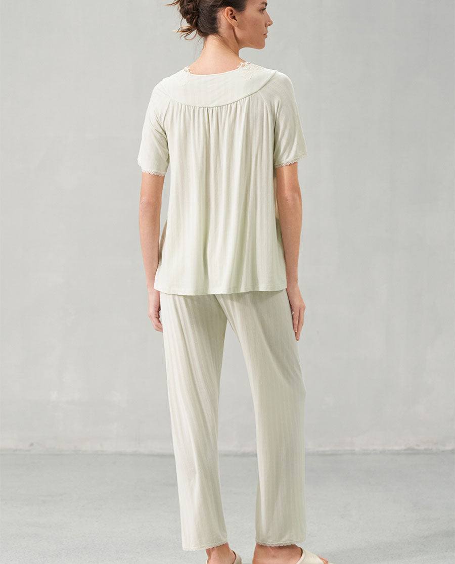 Aimer Built-in Padded Pajama Set