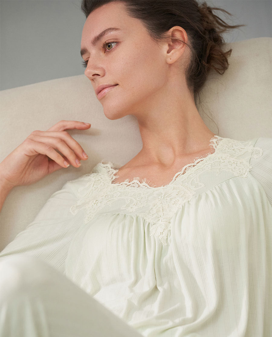 Aimer Built-in Padded Pajama Set