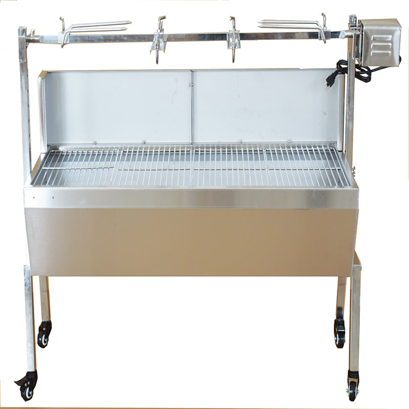 110V Stainless Steel Spit Roaster
