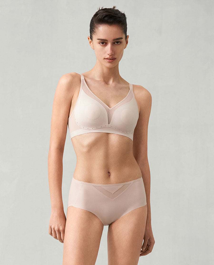 Aimer Seamless Mid-rise Boyshorts 3 Packs