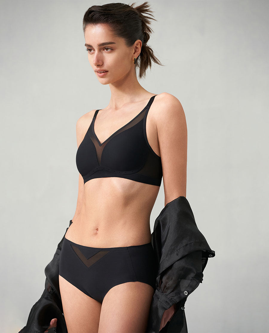 Aimer Seamless Mid-rise Boyshorts 3 Packs