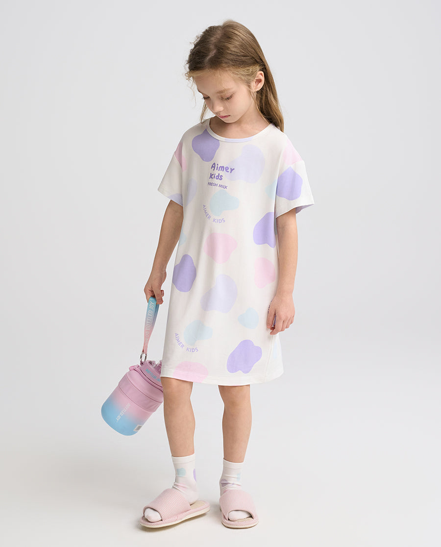 Aimer Kids Milk Fiber Collection Nightdress For Girls