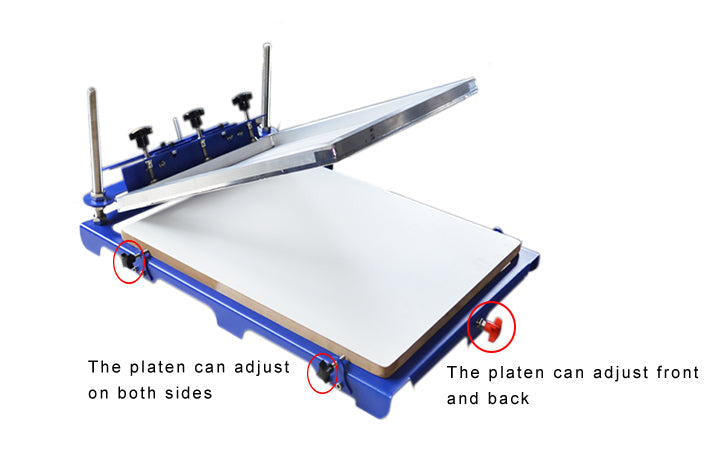 1 Color 1 Station Screen Printing Machine