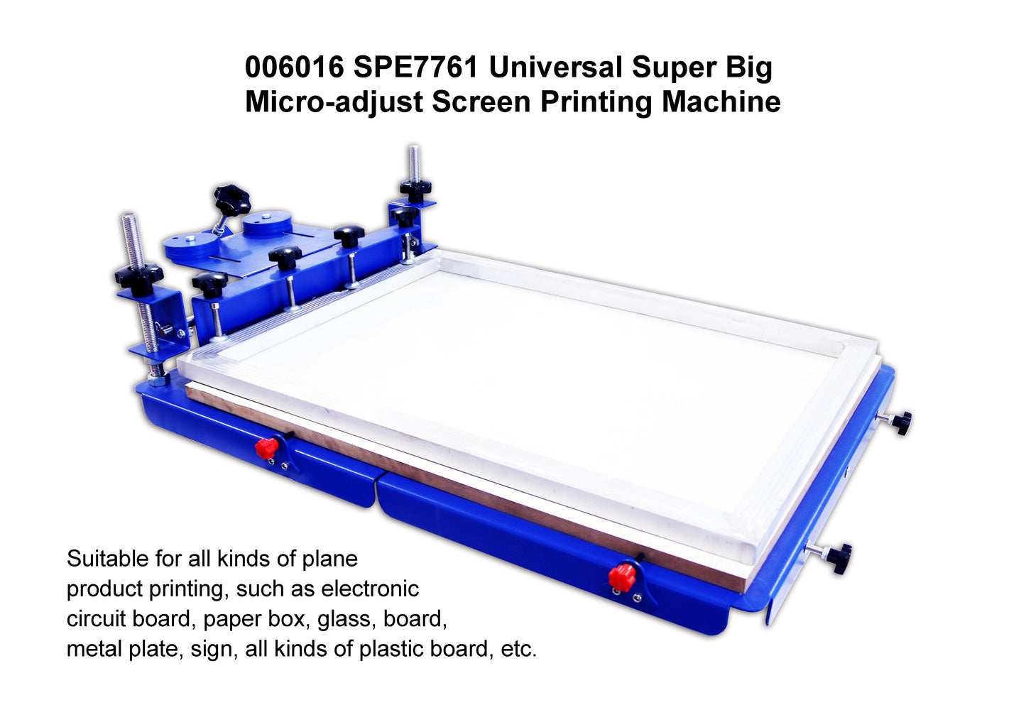 1 Color 1 Station Screen Printing Machine