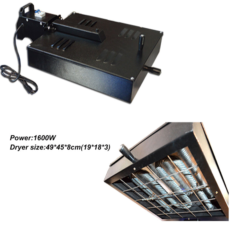 110V Screen Printing Flash Dryer 16*16"