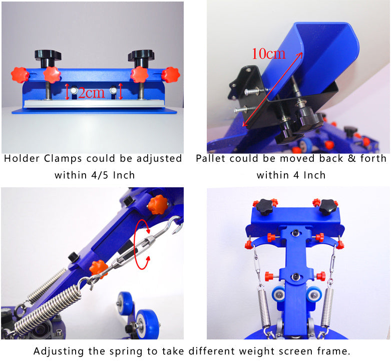 6 Color 6 Station Screen Printing Machine
