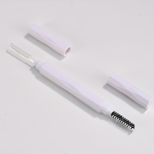 2-in-1 Dual-Ended Eyelash And Eyebrow Brush With Caps - SIJ3