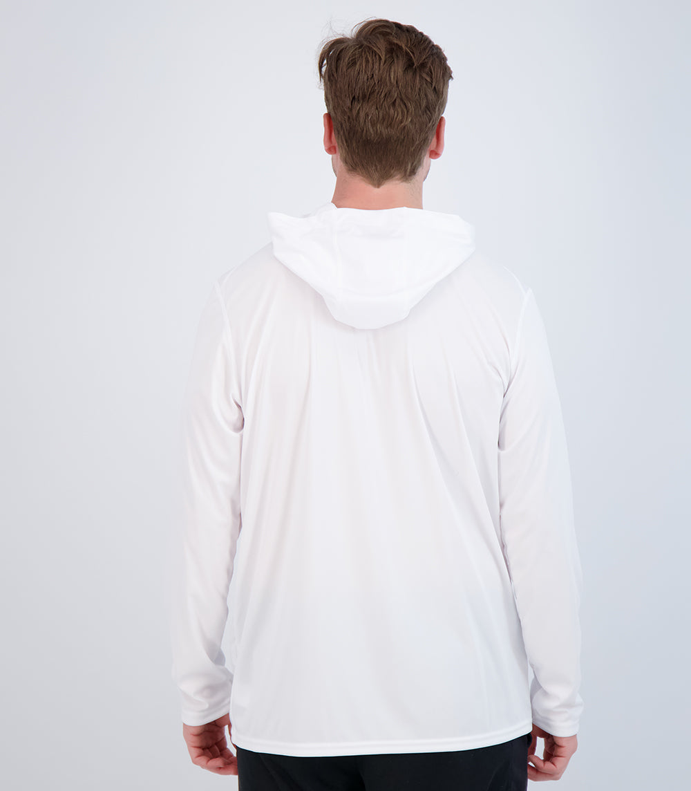 Teaser™ Mens Long Sleeve Hoodie ProtectUV® Sun Protective Shirt