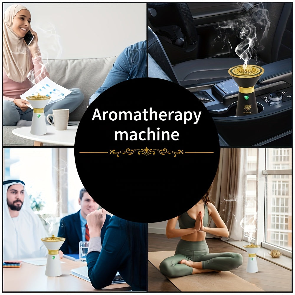 Elegant Car Incense Burner with Arabian Design - TJR2Q9X