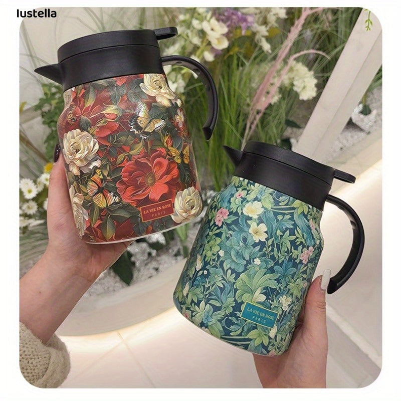 Stainless Steel Flower Tea Infuser Pot-7JYH