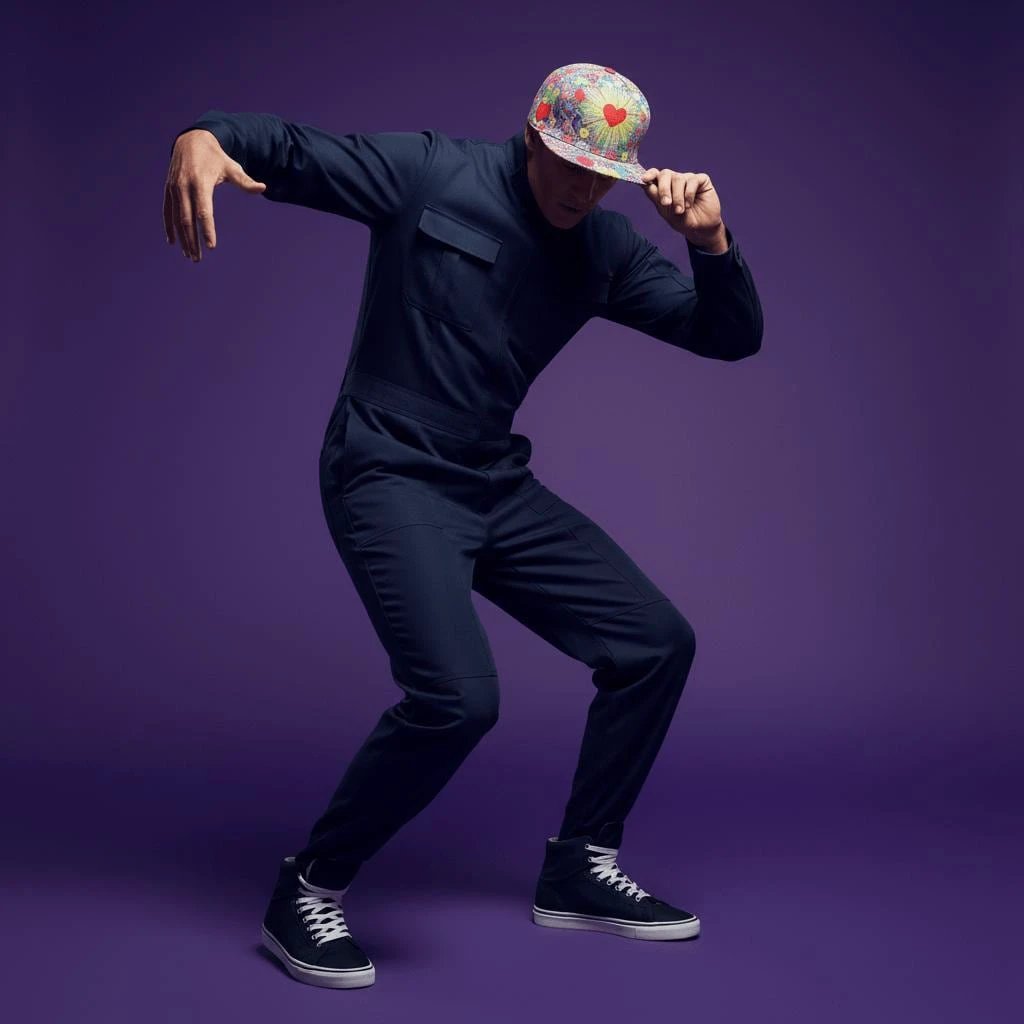 Psychedelic Graffiti AOP Snapback for Rave Festival Street Art Collectors — Bold Weirdcore Hip-Hop Hat, Hypebeast Maximalist Cap