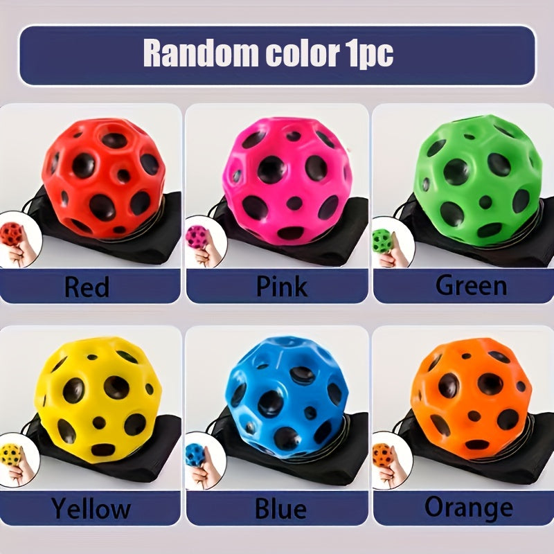 Bouncy Wrist Ball Toy Set for Active Play, Space & Moon TJR6X1D