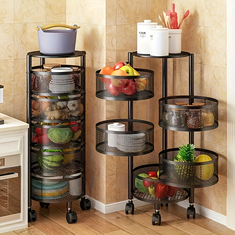 Rotating Multi-Tiered Storage Rack- HMT15SR