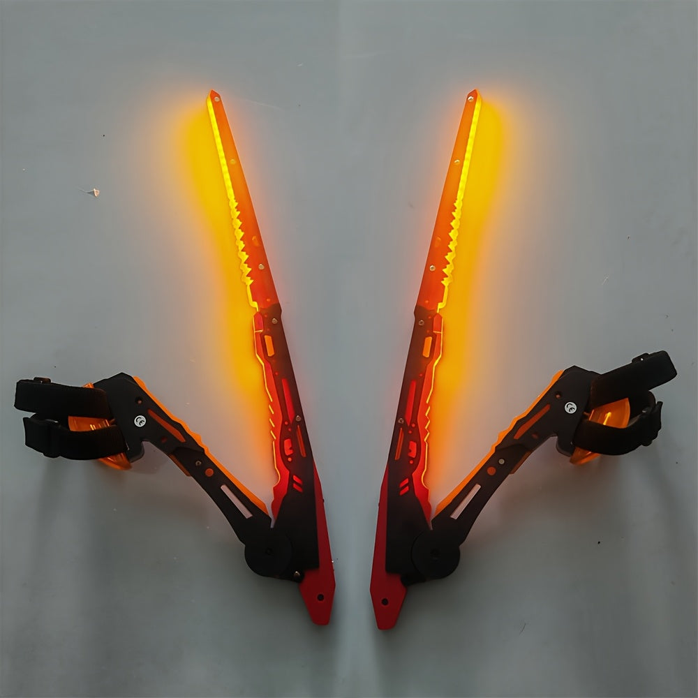 Cyberpunk LED Mantis Knife Set for Halloween & Costume Gifts TJR9Z1K