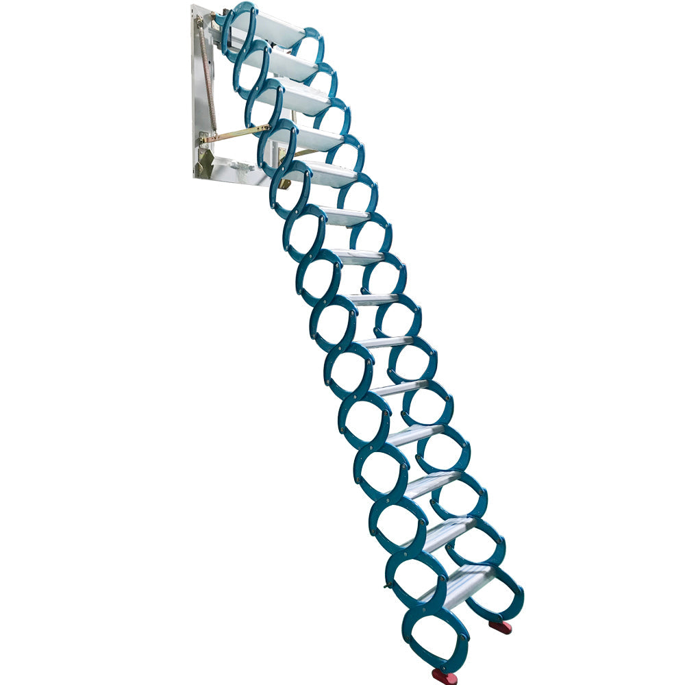 Blue Loft Wall Ladder Stairs