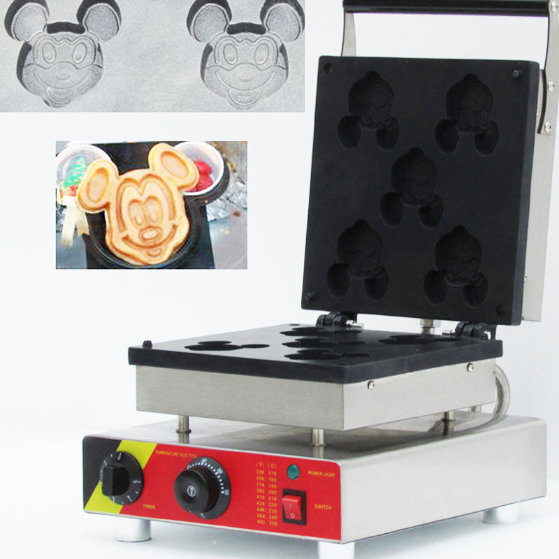 110V Cartoon Waffle Maker