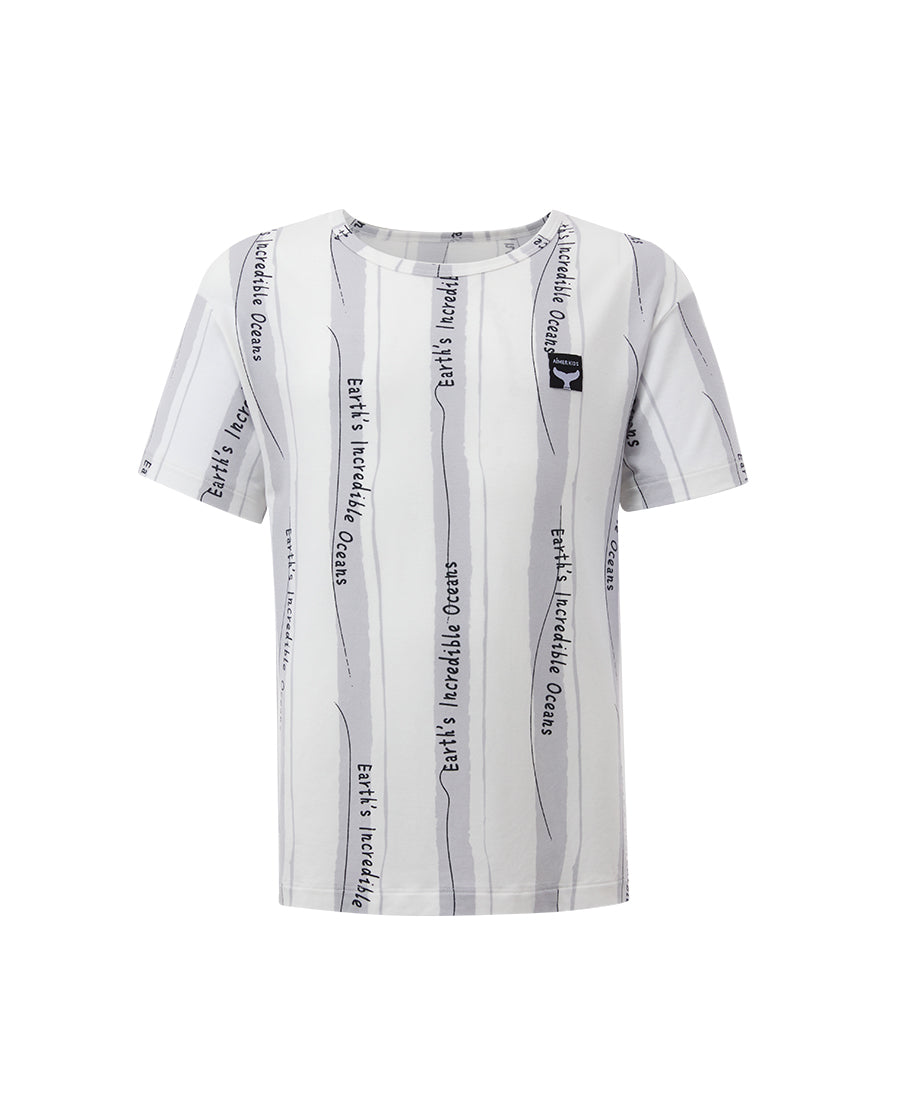 Aimer Kids Short-sleeve Tops Homewear Set For Boys