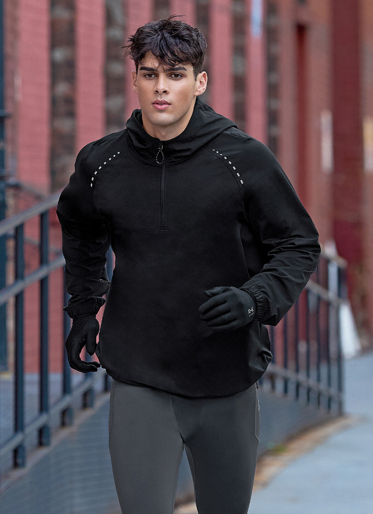 RX Men's Hooded Windbreaker