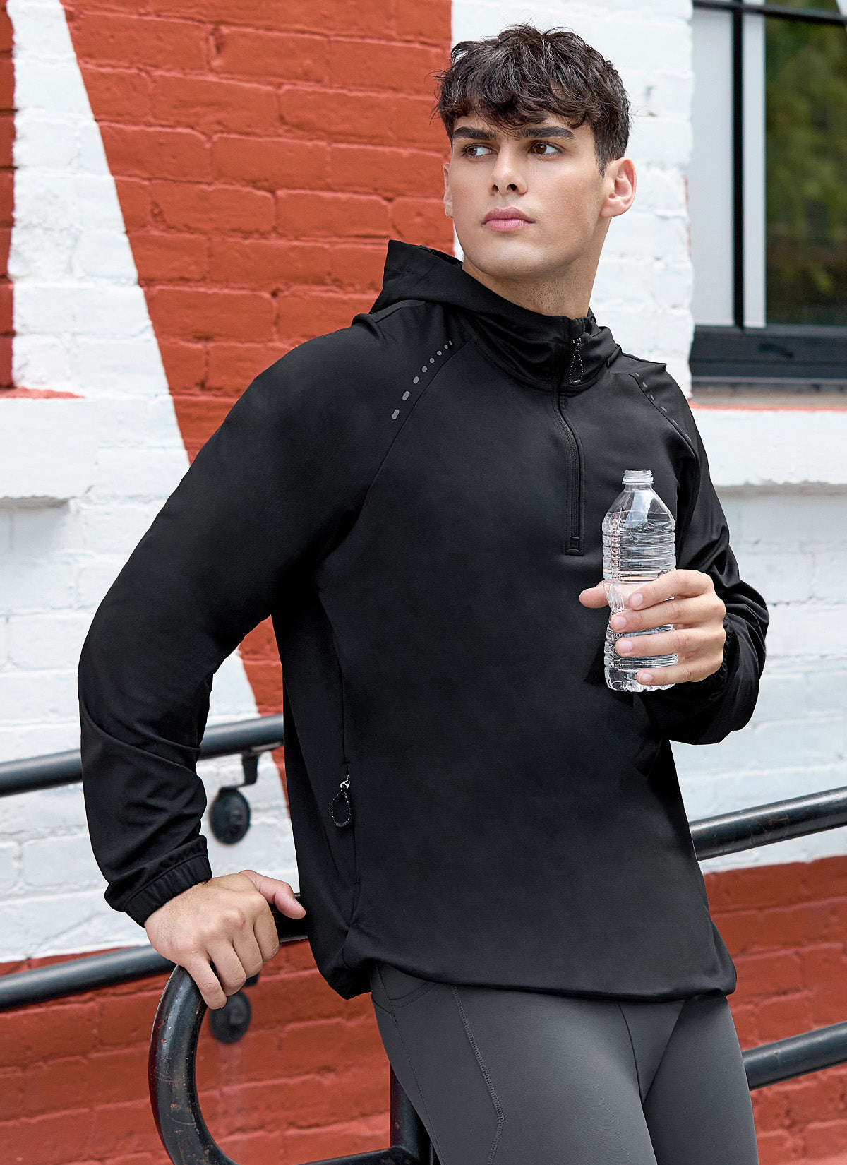 RX Men's Hooded Windbreaker