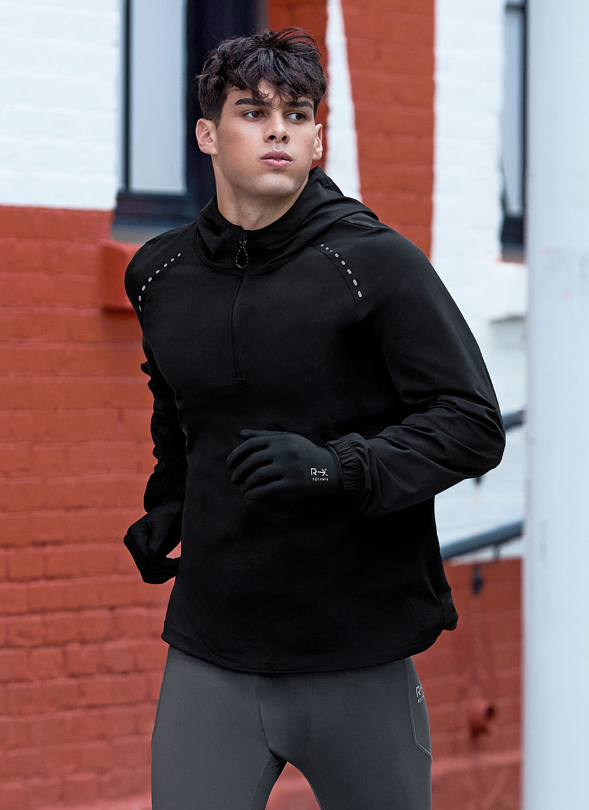 RX Men's Hooded Windbreaker