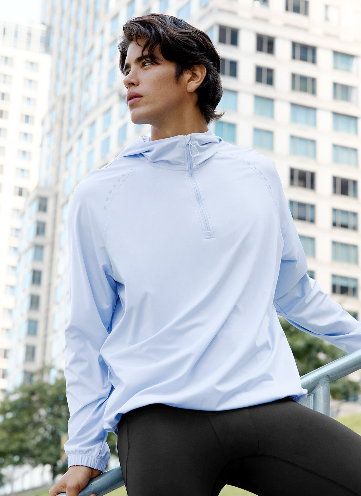 RX Men's Hooded Windbreaker