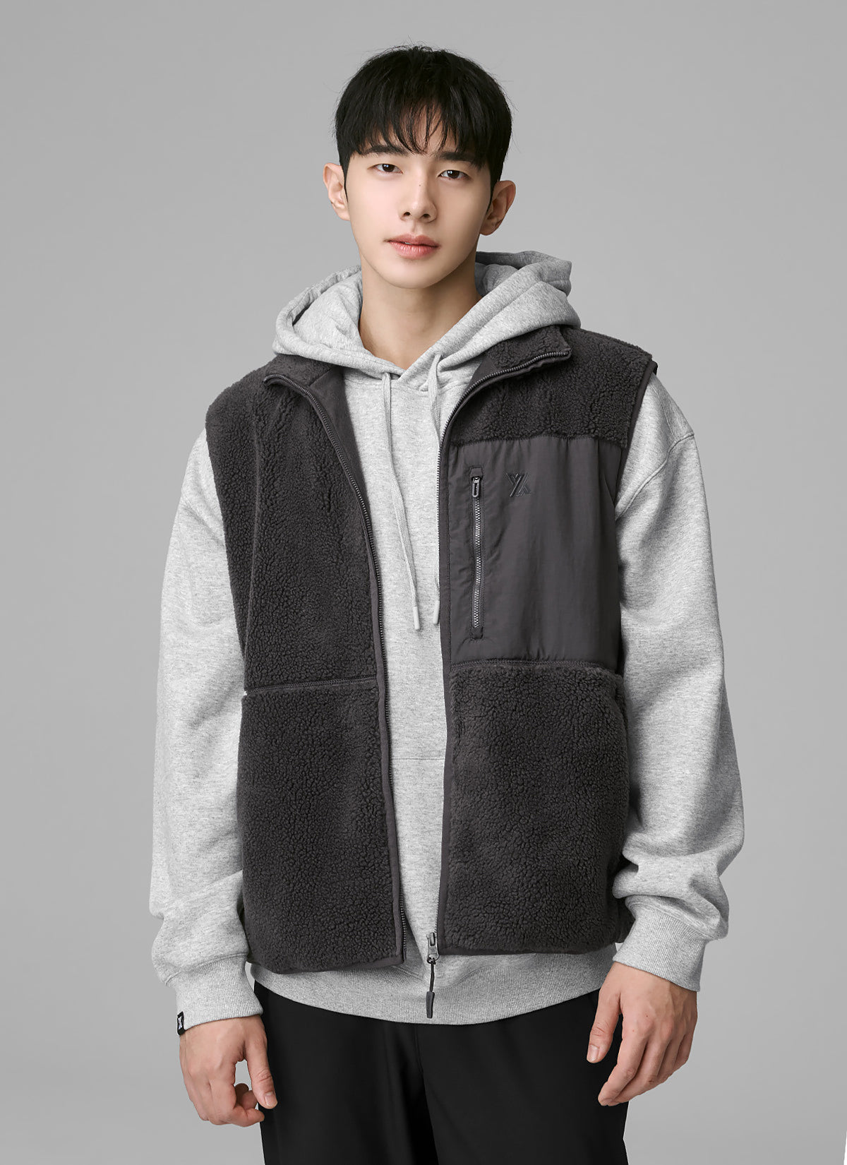 Multi-pocket Fleece Vest
