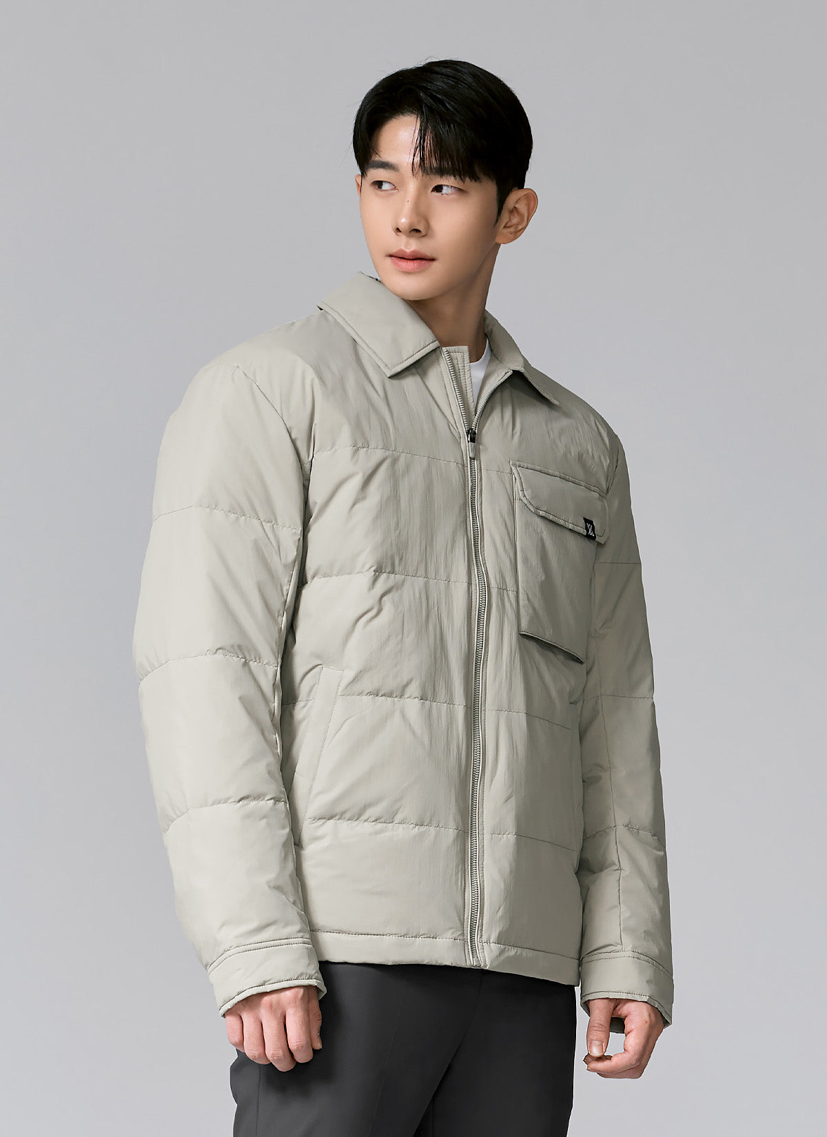 Out-pocket Goose Down Shacket