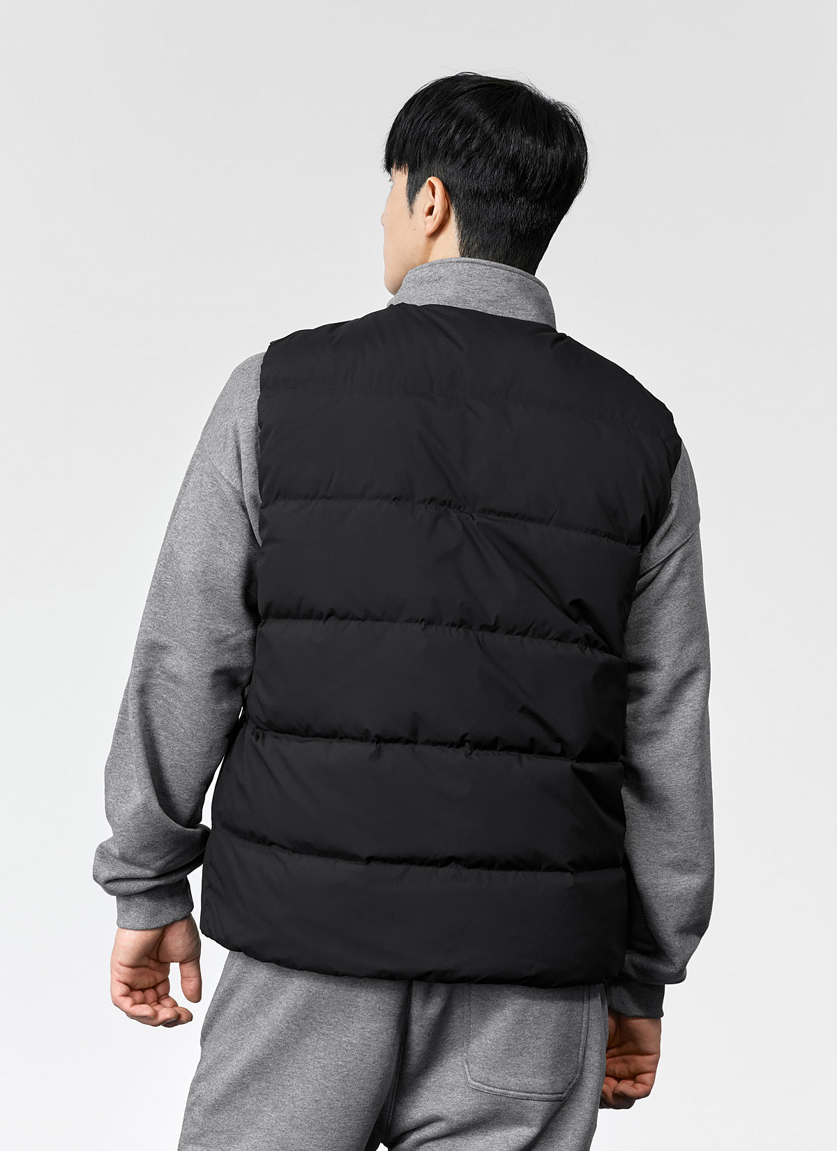 Goose Down Round Neck Vest