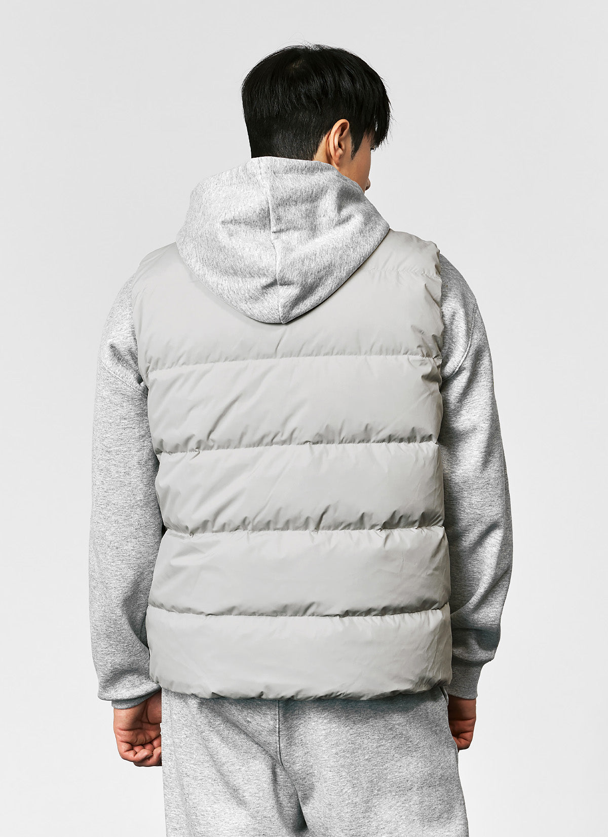 Goose Down Round Neck Vest