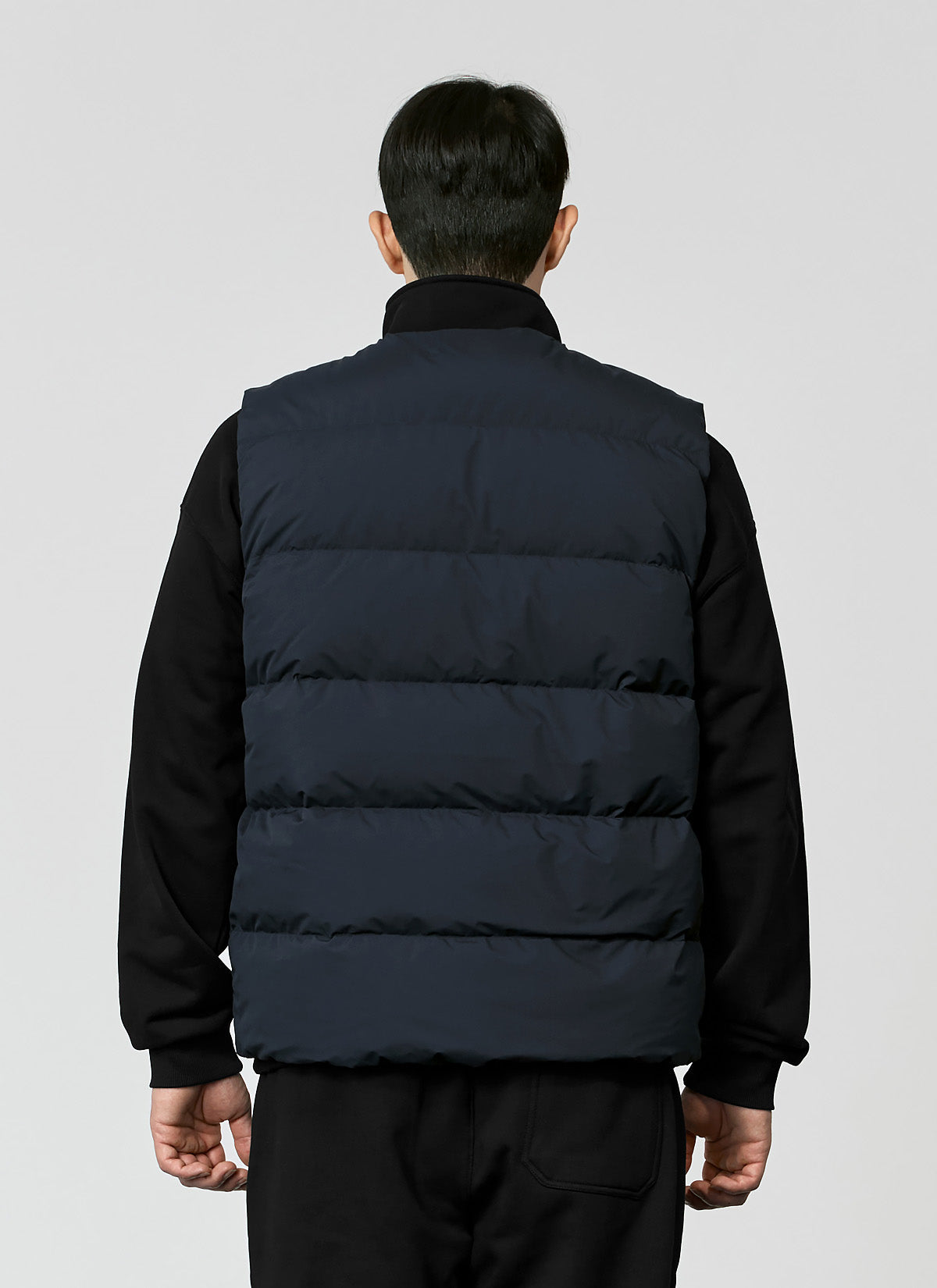 Goose Down Round Neck Vest