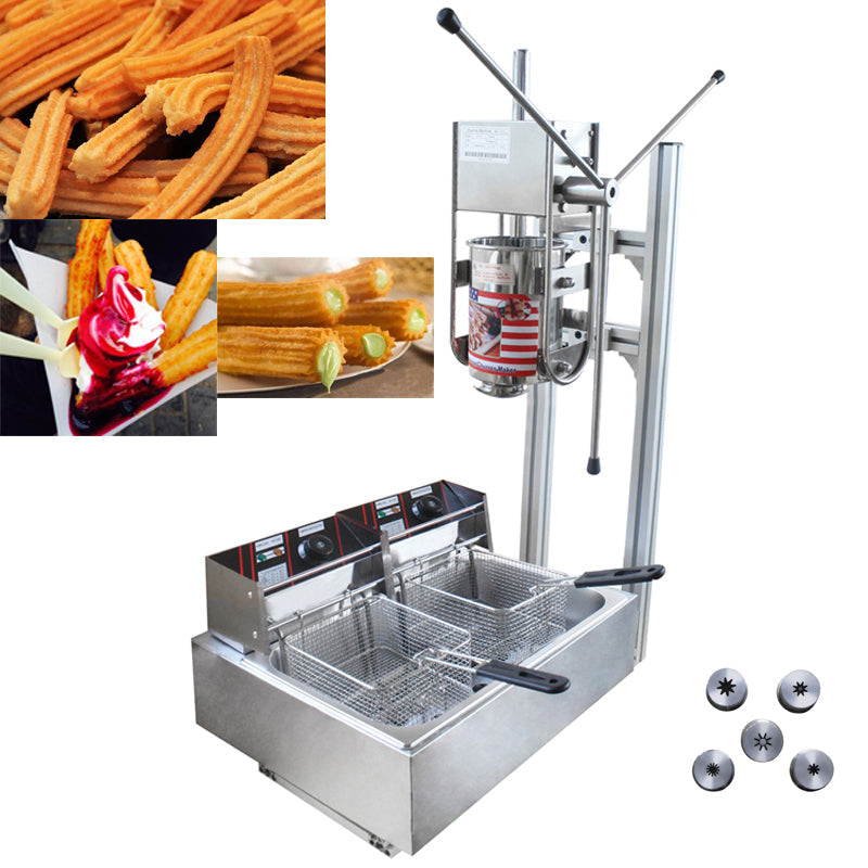 3L Vertical Manual Churrera Churros Machine