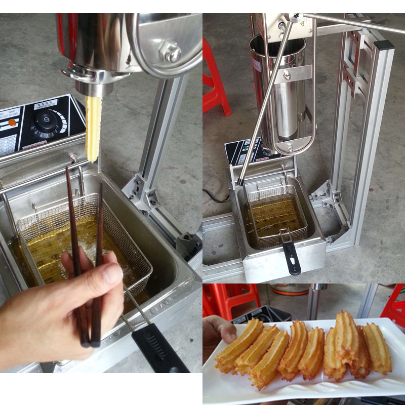3L Vertical Manual Churrera Churros Machine