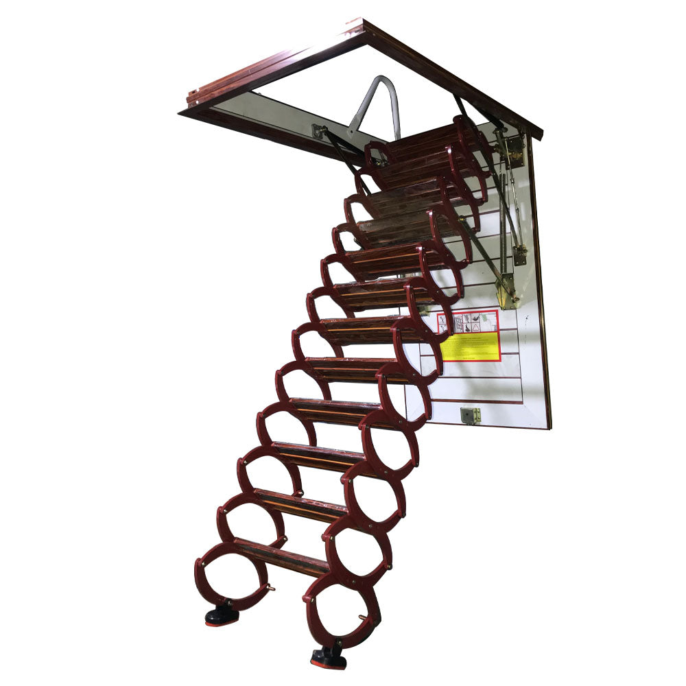 Red Loft Wall Ladder Stairs