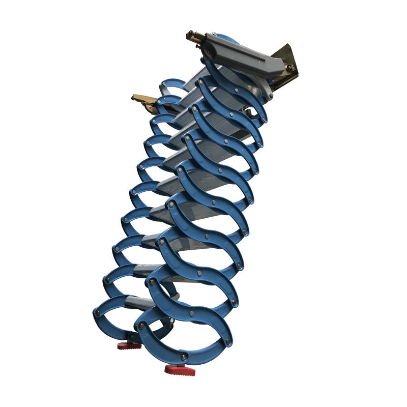 Blue Loft Wall Ladder Stairs