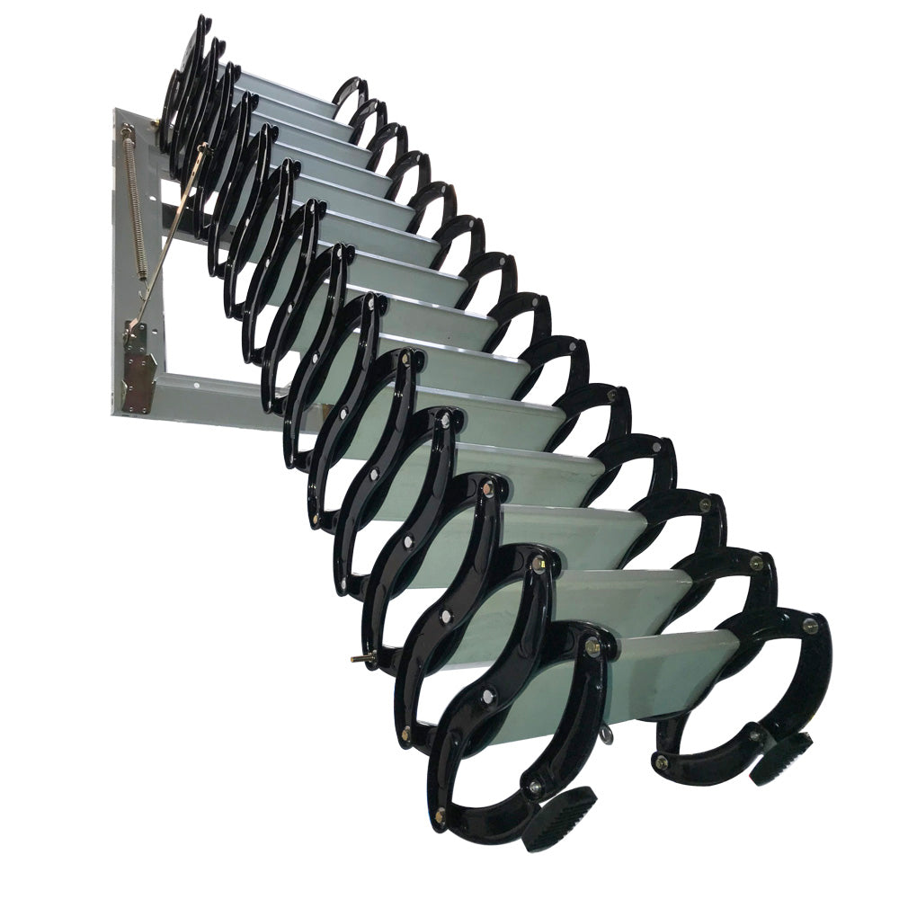 Black Loft Wall Ladder Stairs